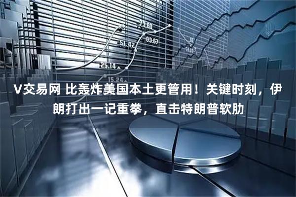 V交易网 比轰炸美国本土更管用！关键时刻，伊朗打出一记重拳，直击特朗普软肋